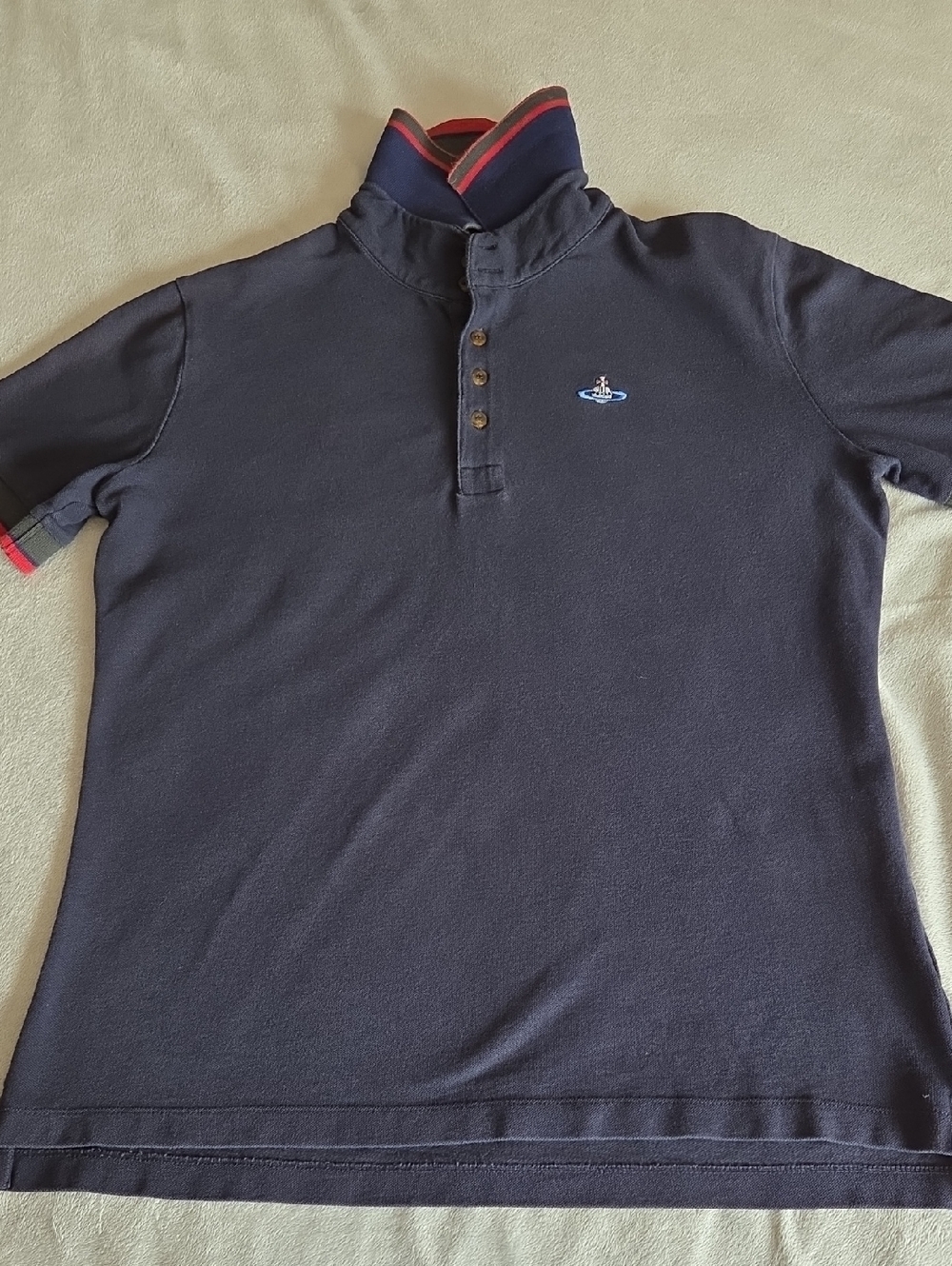 Vivienne Westwood Polo Shirt, Navy, Size L